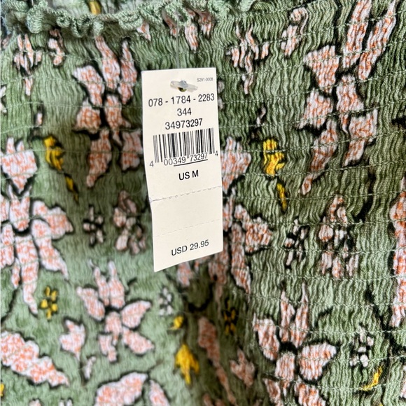 Aerie Floral Green Two-Piece Set NWT - Picture 4 of 5